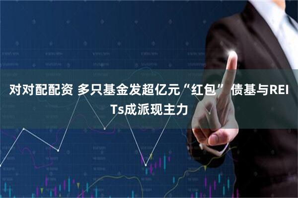 对对配配资 多只基金发超亿元“红包” 债基与REITs成派现主力